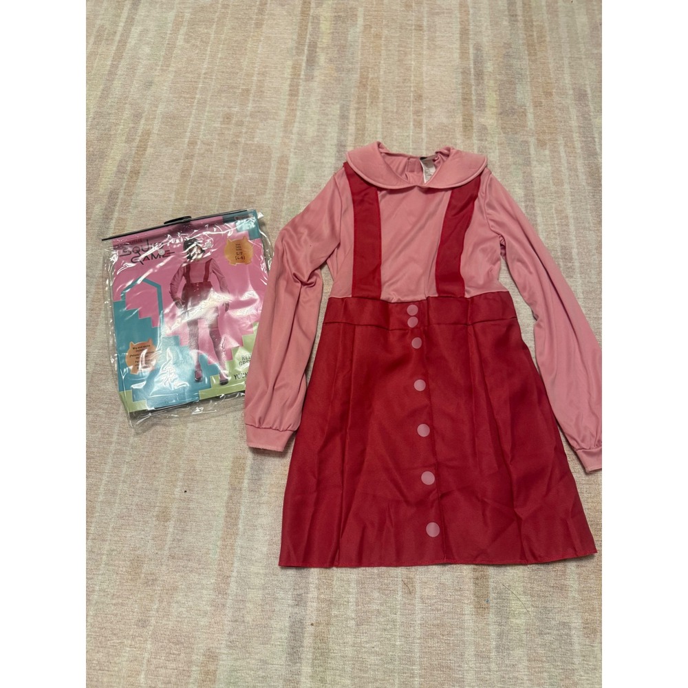 Netflix Squid Game Young-Hee Doll Costume Red Light Green Light womens Small 4-6